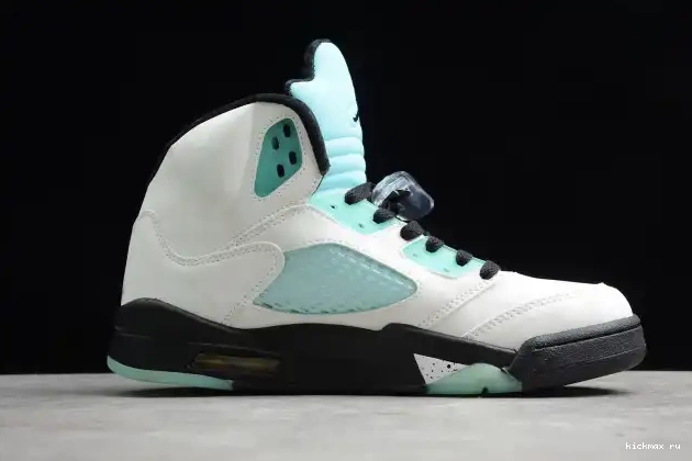 Rep Kickmax 5 Air Island CN2932-100 Green Jordan 0404
